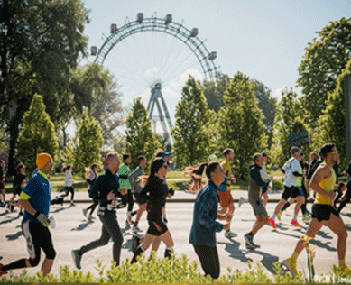 田鴻魁領軍-維也納馬拉松9日|奧地利